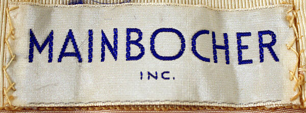 Cocktail dress, Mainbocher (French and American, founded 1930), silk, plastic, glass, American