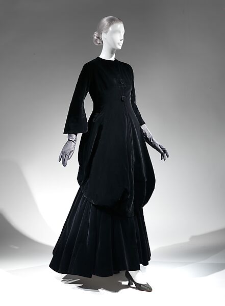 Opera coat, Charles James (American, born Great Britain, 1906–1978), silk acetate, American