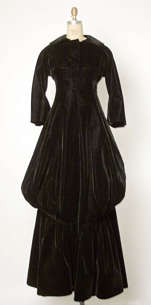 Opera coat, Charles James (American, born Great Britain, 1906–1978), silk acetate, American