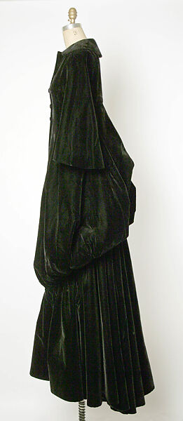 Opera coat, Charles James (American, born Great Britain, 1906–1978), silk acetate, American