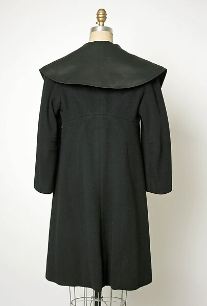Coat, Charles James (American, born Great Britain, 1906–1978), wool, American