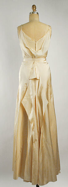 Evening ensemble, Attributed to Mainbocher (French and American, founded 1930), silk, French