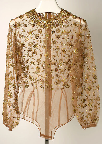 Evening blouse, Mainbocher (French and American, founded 1930), [no medium available], American 