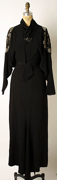Evening ensemble, Mainbocher (French and American, founded 1930), [no medium available], French 