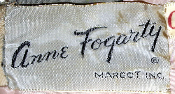 Evening dress, Anne Fogarty (American, Pittsburgh, Pennsylvania 1919–1980 New York), metallic cloth, cotton, American