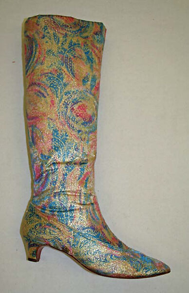 Evening ensemble, (a, b) Anne Fogarty (American, Pittsburgh, Pennsylvania 1919–1980 New York), (a, b) rayon, metallic; (c, d) rayon, metallic, leather, American