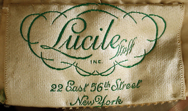 Evening dress, Lucile Ltd., New York (American, 1910–1932), [no medium available], American