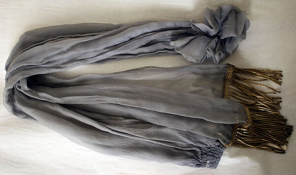 Dinner dress, Lucile Ltd., New York (American, 1910–1932), silk, cotton, metal, American