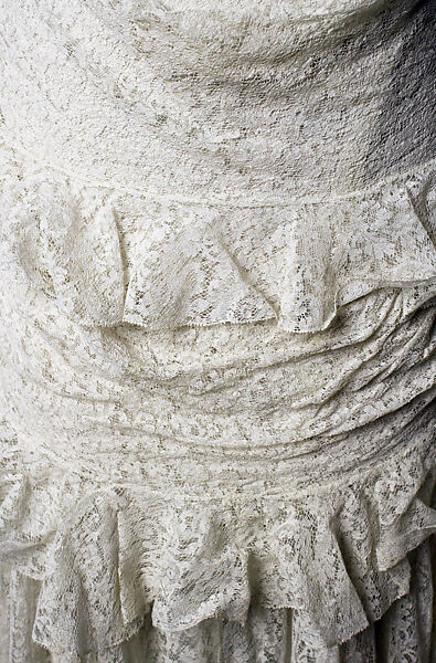 Evening dress, Mainbocher (French and American, founded 1930), cotton, silk, American