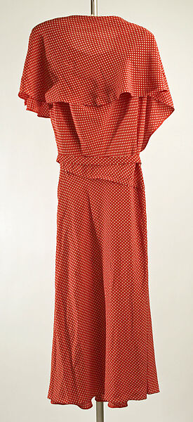 Afternoon dress, Mainbocher (French and American, founded 1930), silk, French