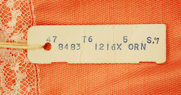 Evening dress, Ann Lowe (American, Clayton, Alabama ca. 1898–1981 Queens, New York), silk, American