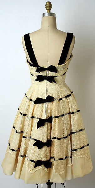 Dress, Ann Lowe (American, Clayton, Alabama ca. 1898–1981 Queens, New York), cotton, nylon, American