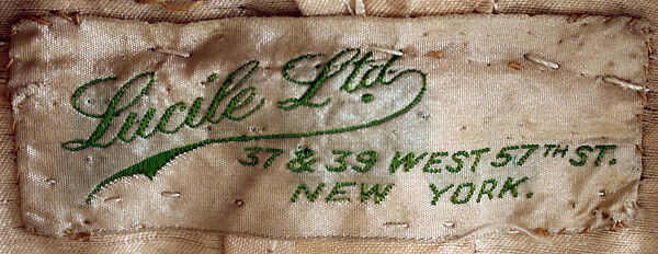 Evening dress, Lucile Ltd., New York (American, 1910–1932), silk, American