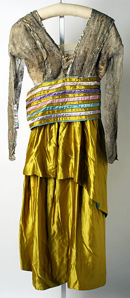 Evening dress, Lucile Ltd., New York (American, 1910–1932), silk, American