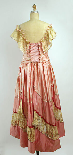 Evening dress, Lucile Ltd., New York (American, 1910–1932), silk, cotton, American