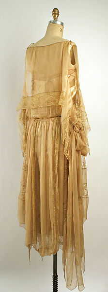 Evening dress, Lucile Ltd., New York (American, 1910–1932), silk, cotton, American