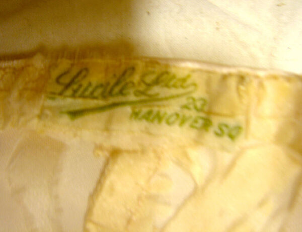 Evening dress, Lucile Ltd., New York (American, 1910–1932), silk, cotton, glass, plastic, British