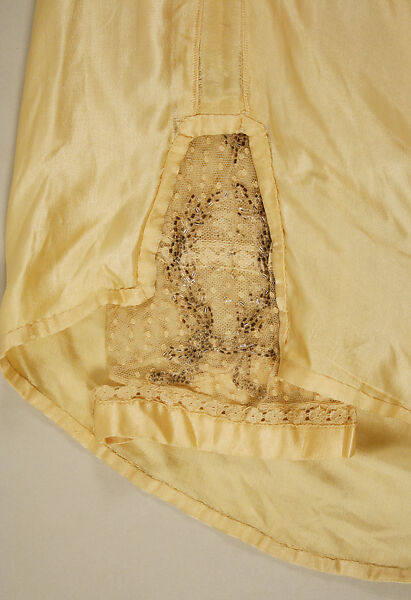 Evening dress, Lucile Ltd., New York (American, 1910–1932), silk, cotton, glass, plastic, British