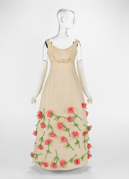 Evening dress, Ann Lowe (American, Clayton, Alabama ca. 1898–1981 Queens, New York), cotton, silk, American 