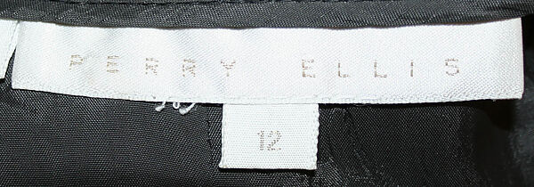 Suit, Perry Ellis Sportswear Inc. (American, founded 1978), wool, American