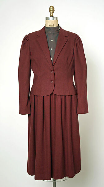 Ensemble, Perry Ellis Sportswear Inc. (American, founded 1978), wool, cotton, American 