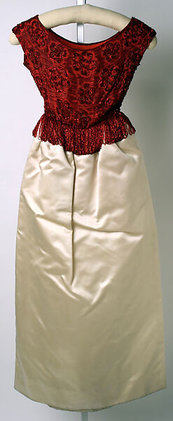 Evening dress, House of Lanvin (French, founded 1889), silk, beads, French 