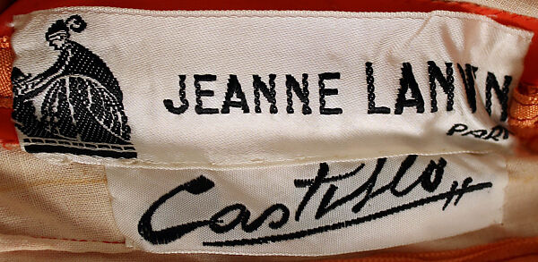 Evening dress, House of Lanvin (French, founded 1889), silk, beads, French