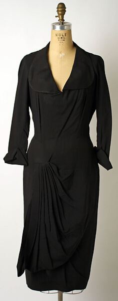 Afternoon dress, House of Lanvin (French, founded 1889), silk, French 
