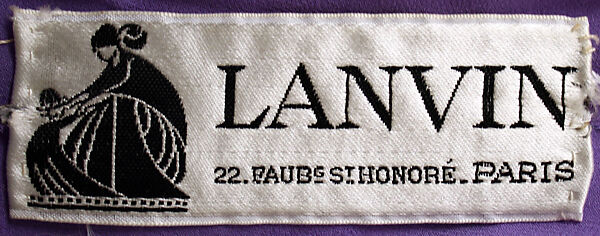 Evening dress, House of Lanvin (French, founded 1889), silk, French