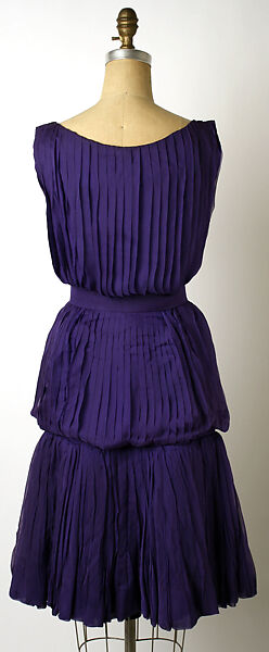 Cocktail dress, House of Lanvin (French, founded 1889), silk, French