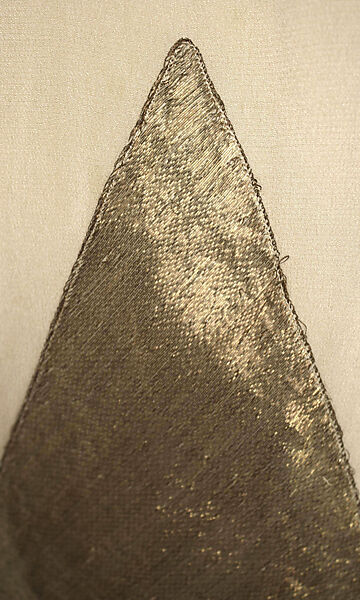 Evening dress, House of Lanvin (French, founded 1889), silk, metallic thread, French