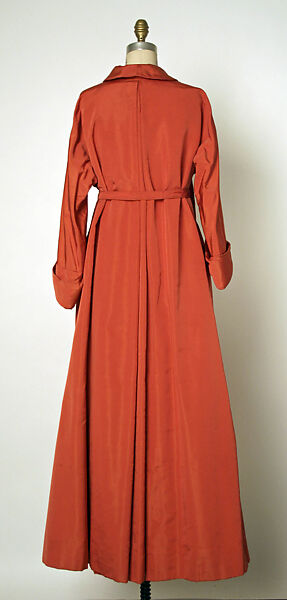 Evening coat, House of Dior (French, founded 1946), silk, French