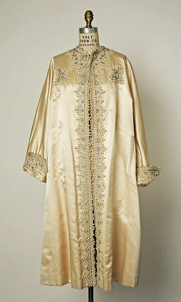 Evening coat, House of Dior (French, founded 1946), silk, French 