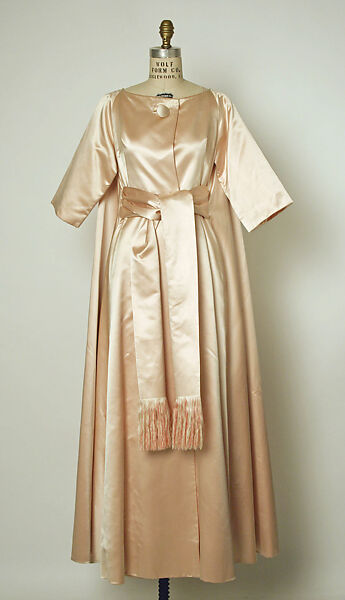 Robe, House of Dior (French, founded 1946), silk, French 