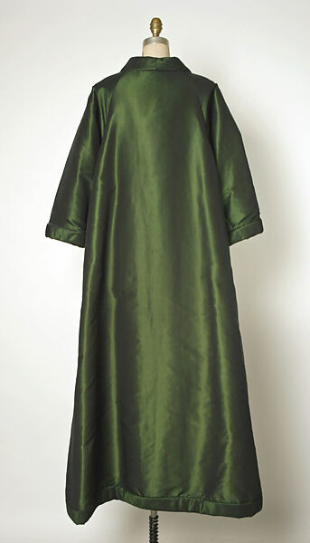 Evening coat, House of Dior (French, founded 1946), silk, French