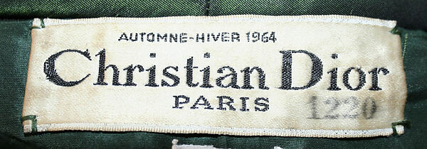 Evening coat, House of Dior (French, founded 1946), silk, French