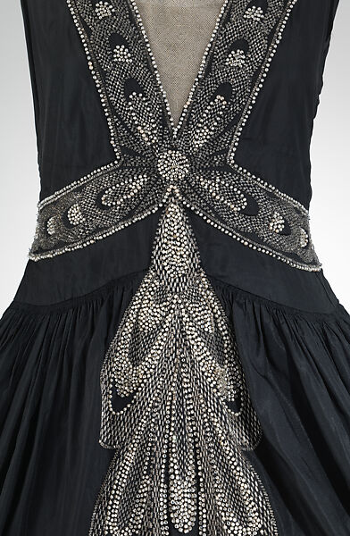 Robe de Style, House of Lanvin (French, founded 1889), silk, glass, French