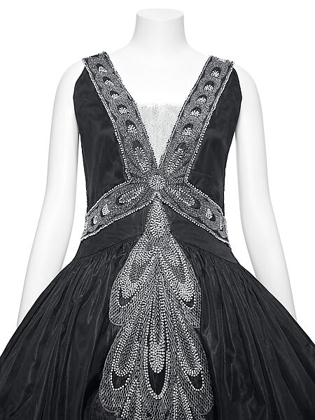 Robe de Style, House of Lanvin (French, founded 1889), silk, glass, French