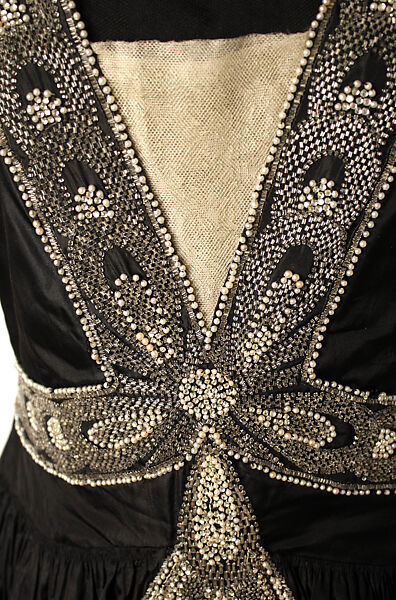 Robe de Style, House of Lanvin (French, founded 1889), silk, glass, French