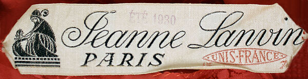 Evening dress, House of Lanvin (French, founded 1889), silk, French