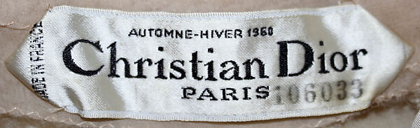 "Romancero", House of Dior (French, founded 1946), silk, nylon, beading, French