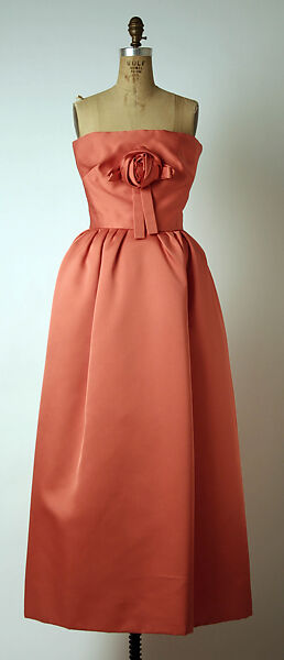 Evening dress, House of Dior (French, founded 1946), silk, French 