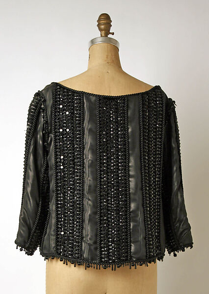 Evening bodice, House of Dior (French, founded 1946), silk, plastic, French