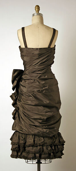 Cocktail dress, House of Dior (French, founded 1946), silk, French