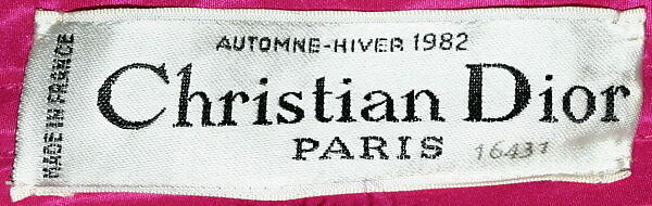 Evening dress, House of Dior (French, founded 1946), silk, French