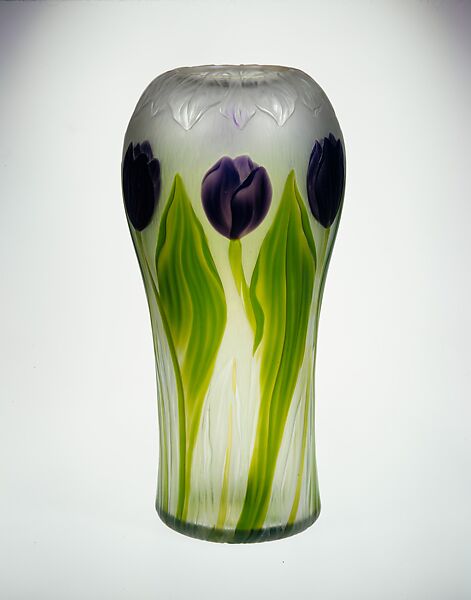 Vase, Designed by Louis C. Tiffany (American, New York 1848–1933 New York), Favrile glass, American 