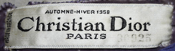 Evening dress, House of Dior (French, founded 1946), silk, French