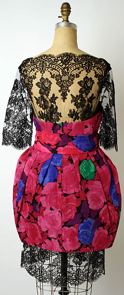 Dress, Christian Lacroix (French, born 1951), silk, synthetic, French