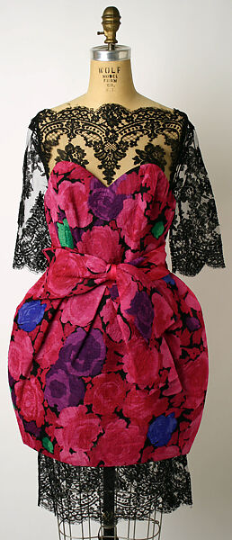 Dress, Christian Lacroix (French, born 1951), silk, synthetic, French 