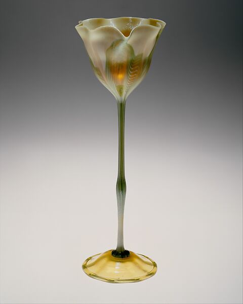 Vase, Designed by Louis C. Tiffany (American, New York 1848–1933 New York), Glass, American 